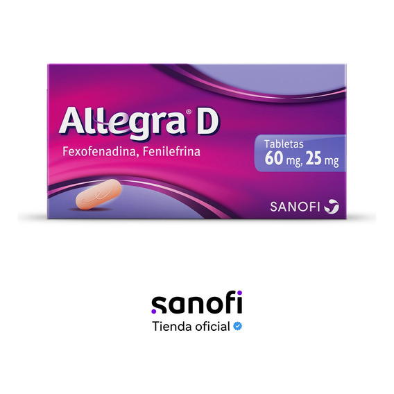 Allegra ® D Alergia Y Congestión Antihistamínico 10 Tabletas