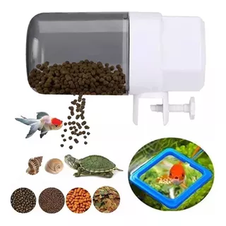 Dispensador De Alimentador Automatico Acuario Pare Peces