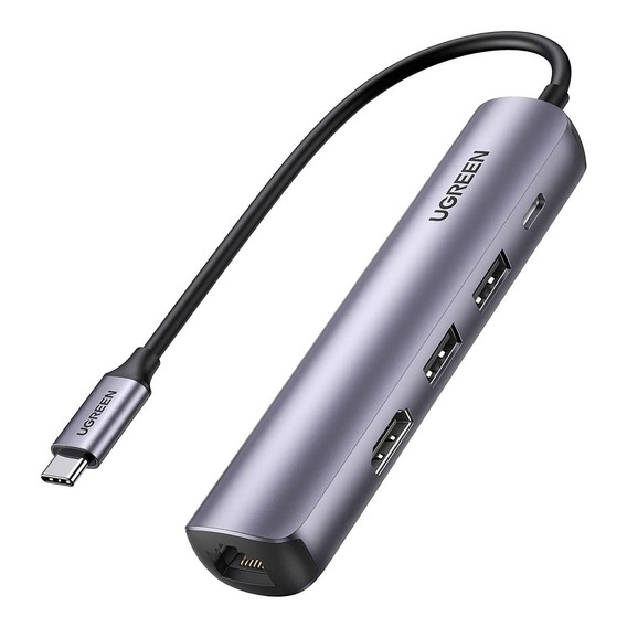 Hub Adaptador Usb C, 5 En 1 Usb Tipo C 3.1  A 4k Hdmi Ugreen