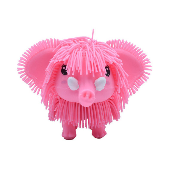 Jiggly Pets Elefante Movimientos Y Sonido Color Rosa