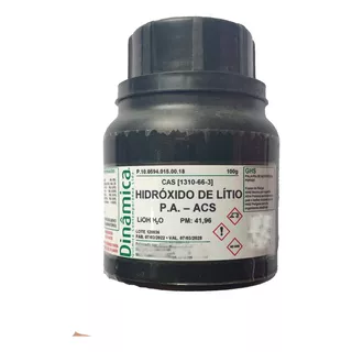 Hidroxido Litio Pa 100g Dinamica