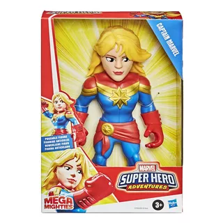 Muñeco Capitana Marvel Playskool Heroes Mega Mighties E7933