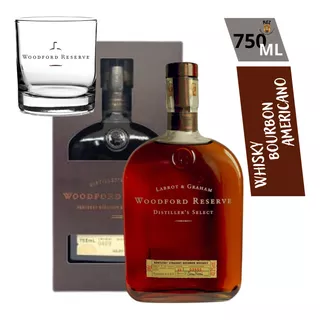Whisky Bourbon Woodford 750 Ml Original + Copo Presente