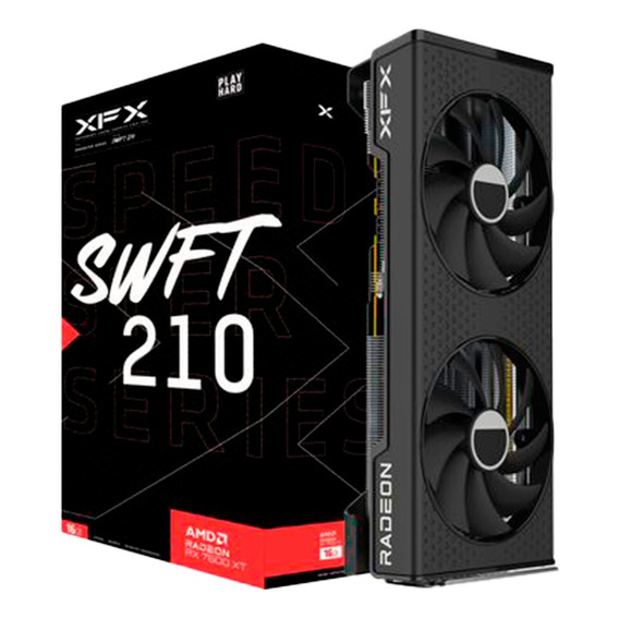 Xfx Amd Radeon Rx 7600 Xt Speedster Swft 210 16gb