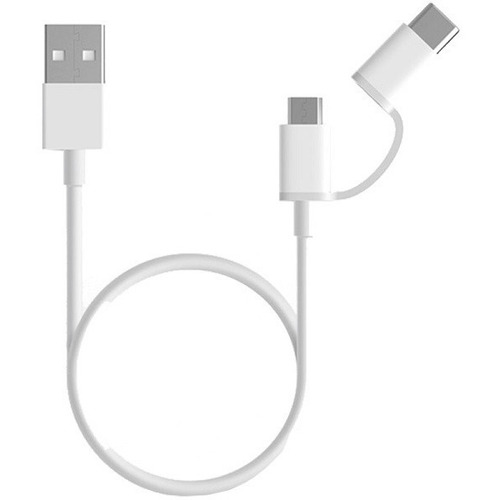 Cable Xiaomi Mi 2-1 Usb Micro Mas Adaptador Tipo C Original