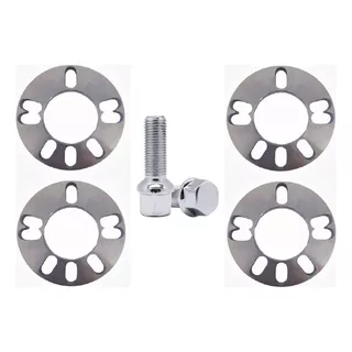 16 Parafusos Roda Multi Longo Vw 60mm + 4 Espaçadores 10mm