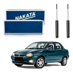  Par Amortecedor Traseiro Corsa Sedan 1.0 1.6 1996 A 2006