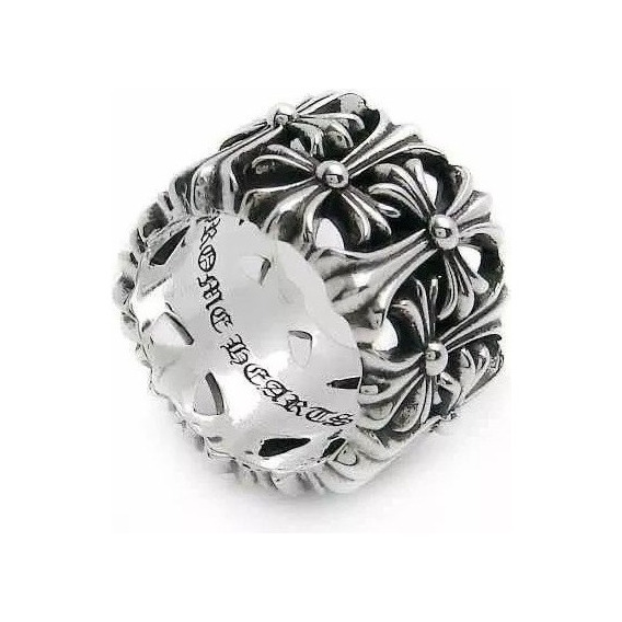 Anillo Chrome Hearts Cruz Plata Esterlina 925