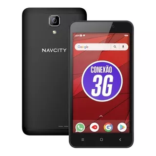 Smartphone Navcity Np-752 Preto- Android 11 E Dual Chip