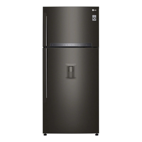 Refrigerador inverter no frost LG Top Freezer LT51SG negro acero inoxidable con freezer 510L 220V