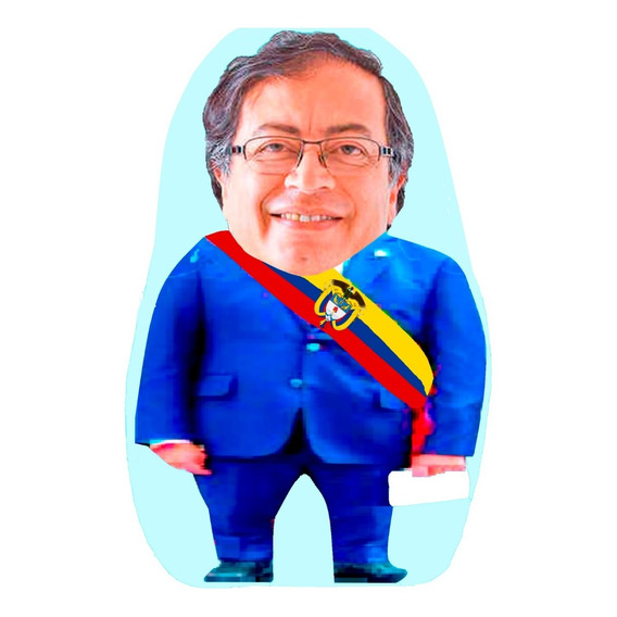 Cojin Gustavo Petro Chiquito - Cojin Decorativo Petrosky