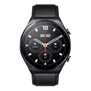 Xiaomi Watch S1 1.43  Caja De  Acero Inoxidable  Negra, Malla  Negra De  Cuero