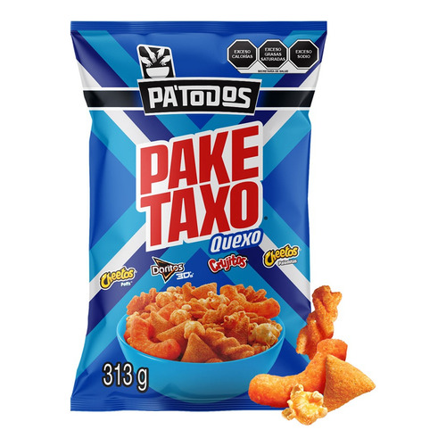 2 Pack Frituras Quexo Paketaxo Sabritas 313