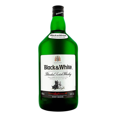 Paquete De 3 Whisky Black And White Blend 1.5 L