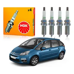  Jogo Velas Ngk C4 Picasso 2.0 16v Gasolina 2009 A 2014