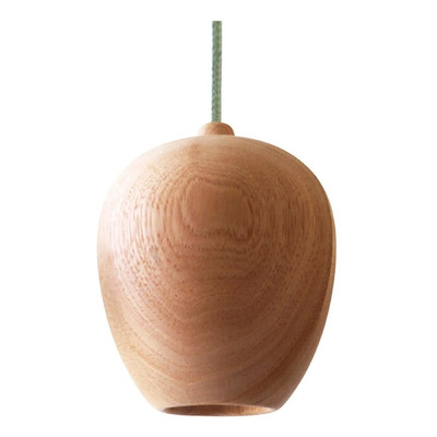 Lámpara Colgante Ovata Madera Cedro Led Gu10 Moderno Obj
