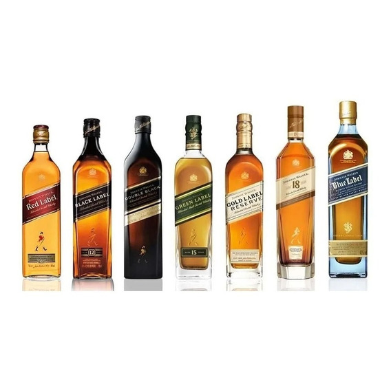 Whisky Johnnie Walker Coleccion Completa.-