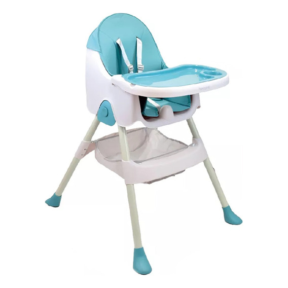 Silla De Comer 2 En 1 Plegable Luxury Cta Color Azul