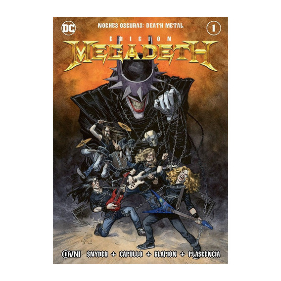 Noches Oscuras Death Metal 1 (edición Megadeth), De Scott Snyder., Vol. Noches Oscuras Death Metal 01 (edición Megadeth). Editorial Ovni Press, Tapa Blanda En Español, 2021
