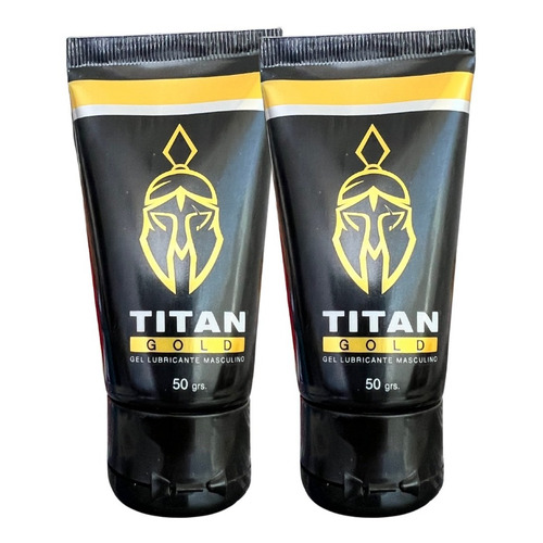 Sexram Titan Gold en Gel Pack 2 Lubricante Masculino Retarda Y Agranda de 50ml