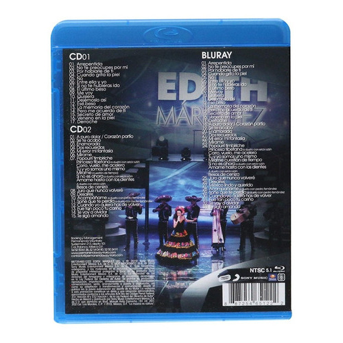 Edith Marquez - Mi Sueño Mi Fantasía Blu Ray + Cd