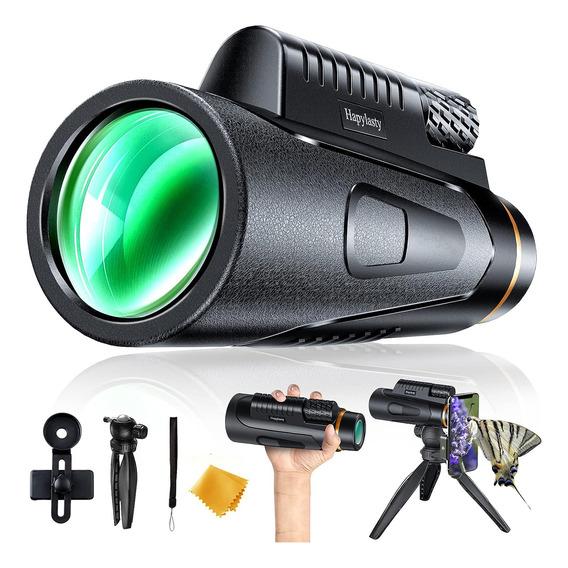 Monocular Hapylasty 12x50 Con Clip Para Celular Y Tripode