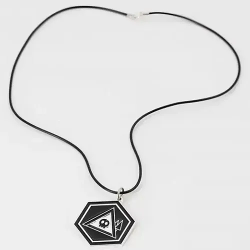 Collar De Calaveras Negras Y Rosas, Accesorio Para Disfraz, Talla Única, Perfecto Para Adultos Y Fiestas De Carnaval