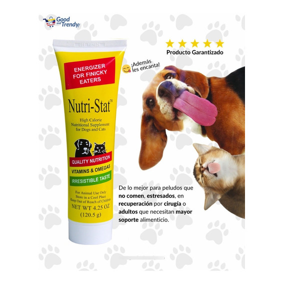 Sumplemento Perros Gatos Nutri Stat Vitaminas Mascotas 