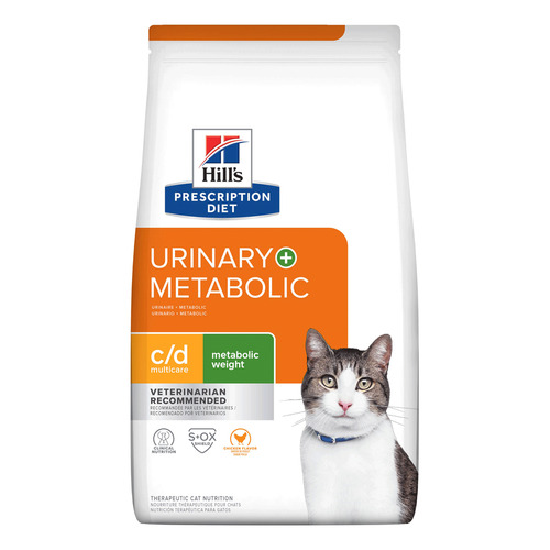Hills Metabolic Y Urinary Feline 2.8kg Original Sellado