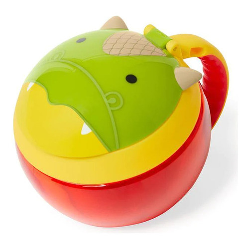 Tupper Snacks Infantil Contenedor Aperitivos C/ Asa Skip Hop Color Verde