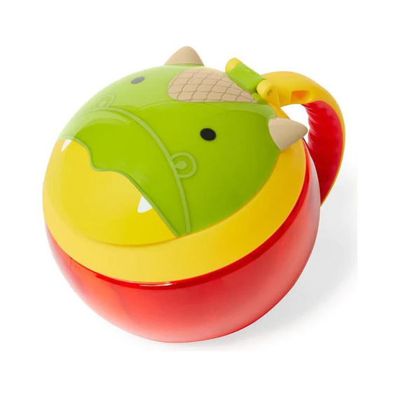 Tupper Snacks Infantil Contenedor Aperitivos C/ Asa Skip Hop Color Verde