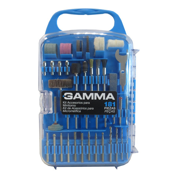 Kit Accesorios Mini Tornos Gamma - 181 Piezas