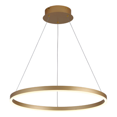 Colgante Aro Led Dorado L8336 36w 60cm Alta Potencia Mks 