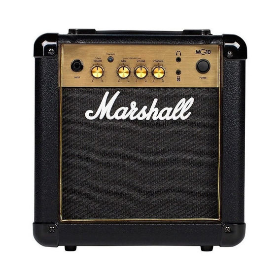 Amplificador De Guitarra De 10w Marshall Mg10g Color Negro