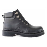 Bota Cuero Mujer Briganti Bota Zapato Goma Taco - Mcbo24849