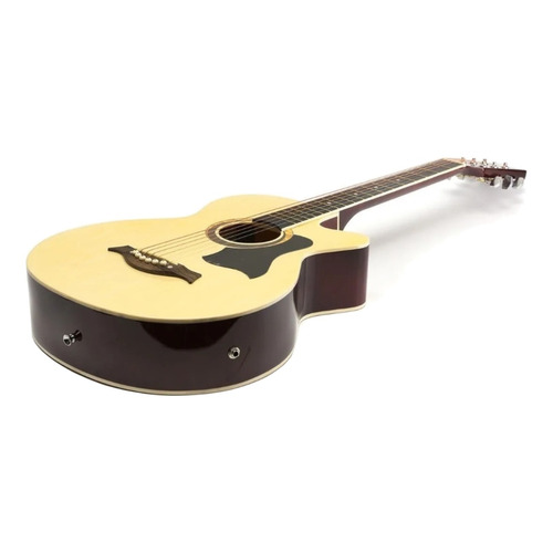 Guitarra acústica Femmto INSTRUMENTOS MUSICALES AG002 AG002 para diestros natural madera de alta densidad brillante