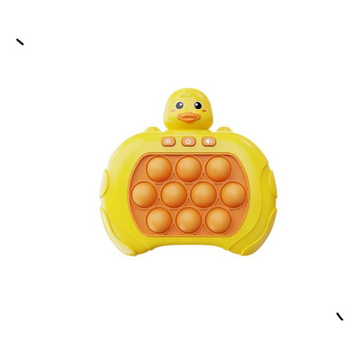 Pop-it Mini Gamer Eletrônico Anti Stress Coelho Astronauta Cor Pato- Amarelo