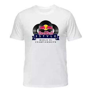 Remera Algodon Redbull 3 Style Word Dj Championships