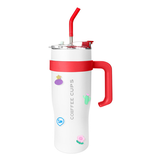 Vaso Térmico Mug De Acero Inoxidable 1.2 L Con Frio Y Calor