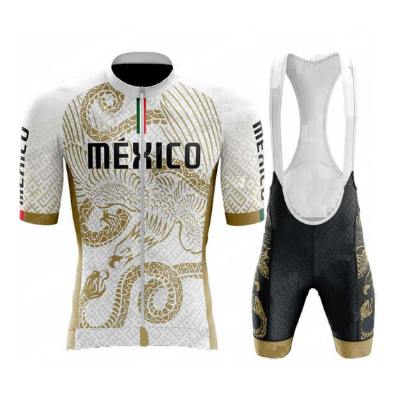 Maillot Ciclismo Hombre Almohadilla Talla Reducida Mexico 