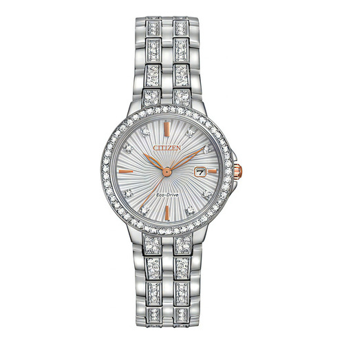 Reloj Citizen Eco-drive Silhouette Crystal Ew2340-58a Mujer