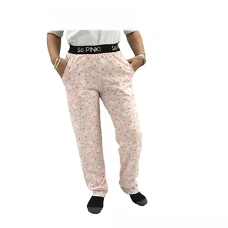 Pantalón Largo Pijama Algodón So Pink 17005