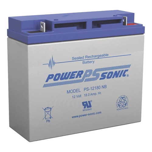 Bateria Respaldo Power Sonic Ps-12180 Nb 12v 18ah