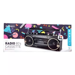 Radio Cassette Retro 80´s Usb Mp3 Fm/am/sw Bluetooth Tarj/sd