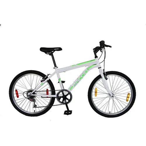 Bicicleta Monta a Baccio Alpina Rodado 24 Blanco Verde