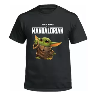 Remeras Mandalorian - Yoda - Baby Yoda - Algodon Stock