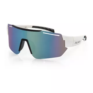 Óculos Esportivo Proteção Uv 400 Kaus Branco Alma Genius