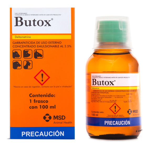 Butox 100 Ml Baño Garrapaticida E Insecticida
