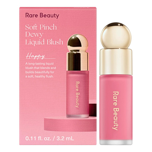  Rare Beauty liquid blush mini soft pinch tono happy 