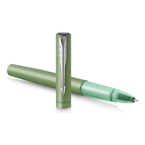 Boligrafo Roller Parker Vector Xl Verde Color de la tinta Azul